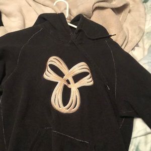 Grey/black tna hoodie size medium